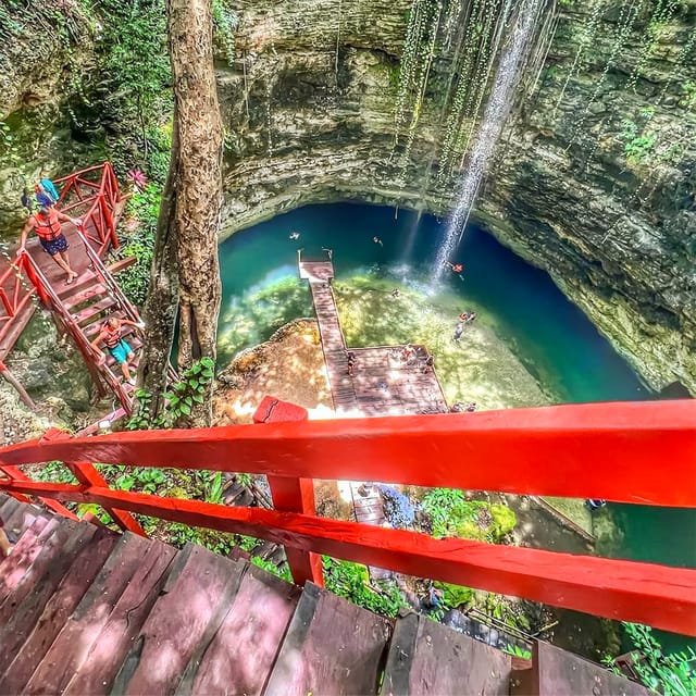 chichen itza cenote & valladolid day trip