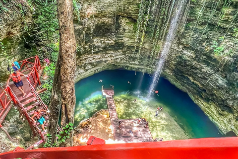 Cancún / Riviera Maya: Chichén Itzá, Valladolid i cenoteWycieczka z miejsc zbiórki w Cancun i Riviera Maya