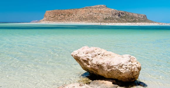 From Chania: Balos Beach & Gramvousa Cruise (Boat + Transfer)