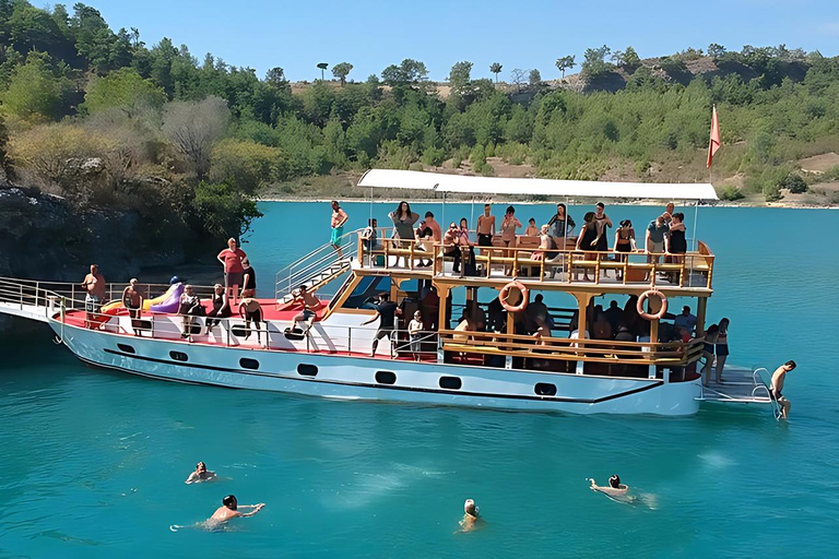 Side: Green Canyon Defender Safari, Boat Cruise & Lunch Private Jeep Tour