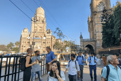 Mumbai: City Tour with Hotel Pickup and Drop-off Driver Guided Private City Tour + Group Elephanta Caves Tour
