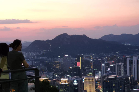 Séoul : visite guidée nocturne du mont Namsan