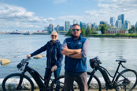 Visite guidée du front de mer de Vancouver en vélo/vélo