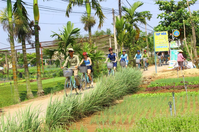 Hoi An Biking Around and Basket Boat Ride.