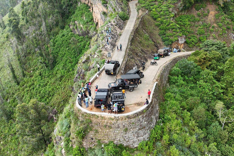 Belihuloya: Baker's Bend Jeep Tour with Hotel Pickup