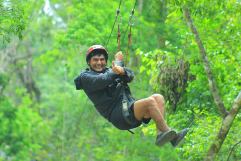Cenote Route: Horseback Ride, Cenote Swim, Zipline, ATV Tour SHARED ATV + Cenote + Zipline + Horseback Ride + Lunch