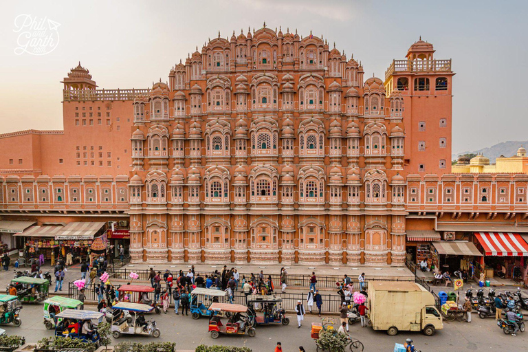 Von Delhi: Private Jaipur Stadtrundfahrt mit dem AutoFahrer + Privatwagen + Reiseleiter