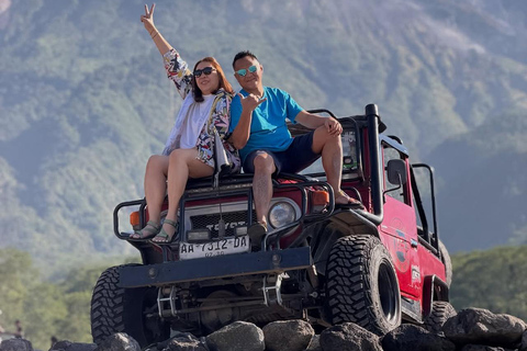 Mount Merapi Volcano Jeep 4WD & Pindul Cave Tubing Day Tour Mount Merapi Jeep 4WD & Pindul Cave Day Tour without Ticket