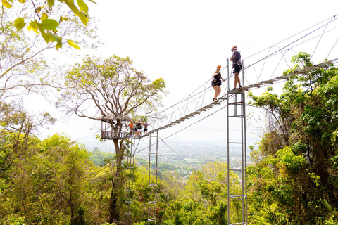 Phuket: Tirolina Volando más Alto que un Halcón con Opción ATVZipline 18 Sólo plataforma