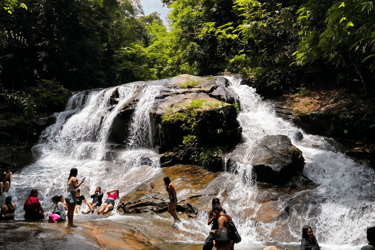 Pattaya: Waterfall Swim, Cave River and Naga Temple Day Trip
