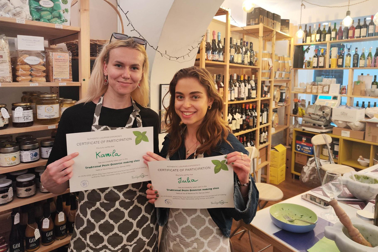 Genoa: Handmade Potato Gnocchi & Pesto Class with Wine