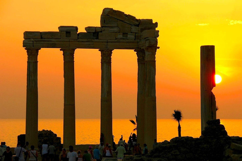 Side Sunset & Novamall Shopping Tour from Alanya & Side Alanya to Side Night & Sunset Tour: Explore Ancient City