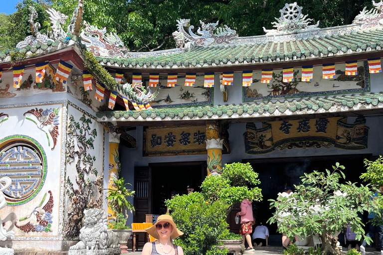 Hoi An private car to Hue via Hai Van Pass and sighseeingsStop at Golden bridge+ Hai Van Pass+ Lap An lagoon