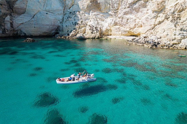 Visit Cagliari Zodiac Speedboat Tour with 3 Stops for Snorkeling in Cagliari, Sardinia