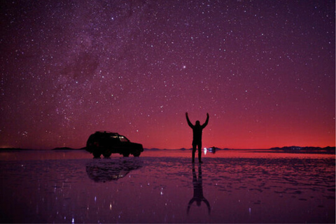 Uyuni: Salt Flats Sunset and Stargazing Tour