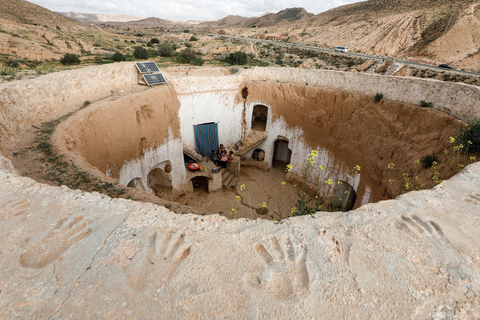 Fuga privata di 2 giorni nel Sahara da Hammamet-Tunisi a Tozeur