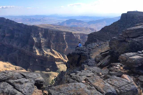 Escursione privata di un giorno a Nizwa e Jabal Shams (Grand Canyon)