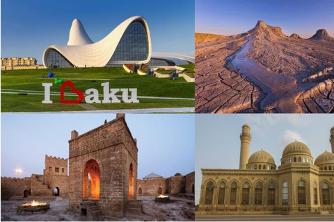 Baku-Gobustan-Absheron-Wulkany Błotne-Świątynia Ognia