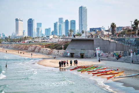 Tel Aviv: noleggio di kayak al Beach ClubNoleggio di un kayak doppio