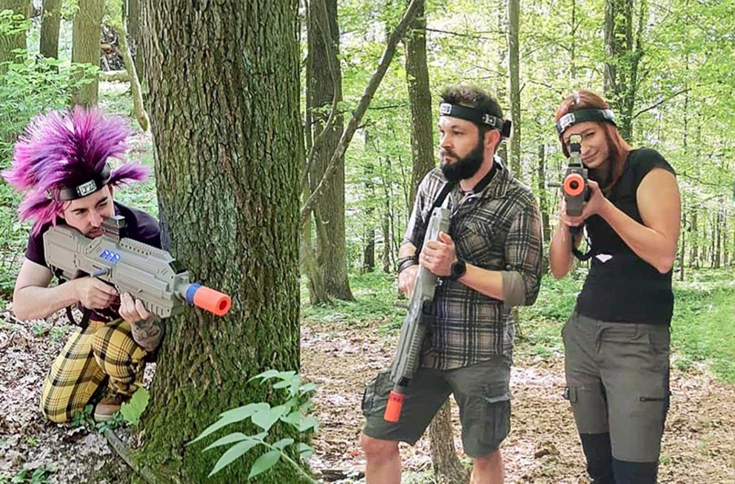 Brombachsee: Laser-Tag-Schnupper-Session im Freien mit Spielen