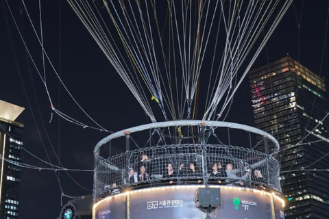 Seoul: Private Night Balloon Experience with Hongdae night Seoul Nightlife: Yeouido Balloon, Han River, Hongdae/Itaewon