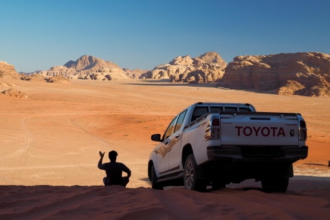 WadiRum highlights mit dem Jeep + White Desert Highlights WadiRum+trip to the White Desert - 9 hours
