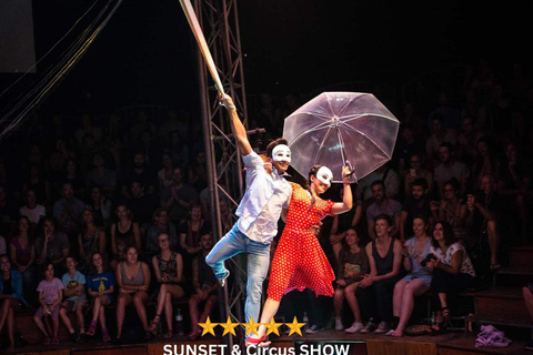 Siem Reap: Sunset, Dinner, and Circus Show with Pickup Siem Reap: Sunset, Dinner, and Circus Show with Pickup