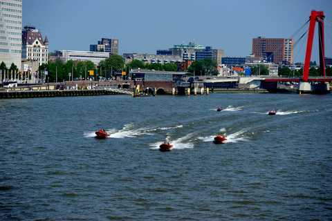 Rotterdam: RIB-Schnellboot-Sightseeing-Rundfahrt45-minütige schnelle Stadtrundfahrt