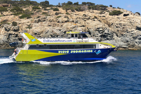 Desde Roses: Crucero en barco y baño en Cap Norfeu