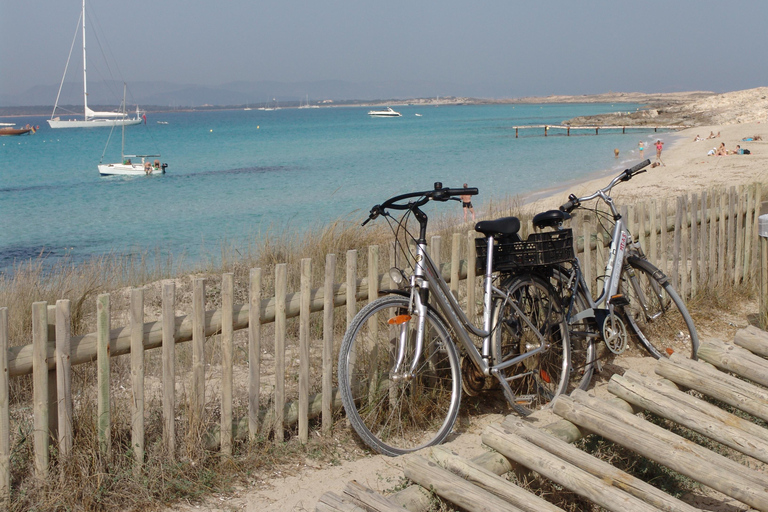 IBIZA: Formentera en Bici desde Ibiza con ferry rápido Pick-Up in Cala Vadella, Club Delfín, Cala Carbo, San Vicent