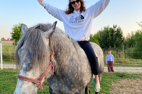 Łagów: Reiten im Landschaftspark Łagów