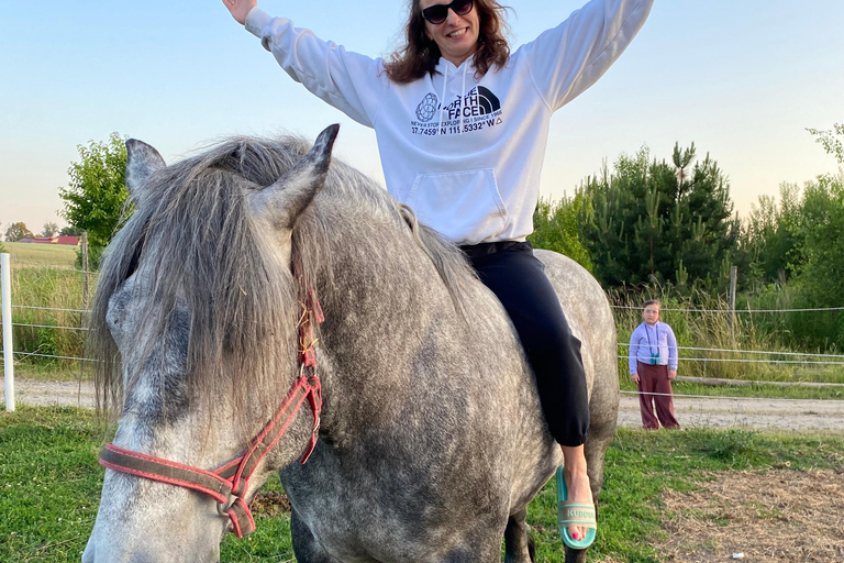 Łagów: Reiten im Landschaftspark Łagów