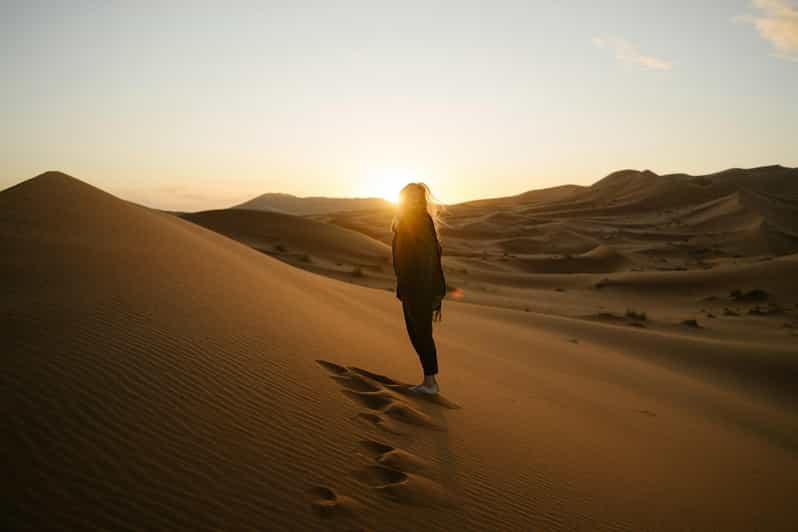 Merzouga : visite de l'erg Chebbi au lever du soleil en chameau, en jeep ou en quad - quad