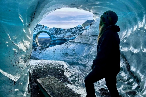 Depuis Vík : grotte de glace du volcan Katla en 4x4