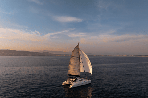 Cannes: Lérins Islands Catamaran Discovery Day with Swimming Cannes: Half-Day Catamaran Discovery Tour to the Lérins Islands