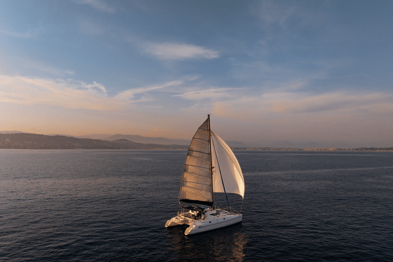 Cannes: Lérins Islands Catamaran Discovery Day with Swimming Cannes: Half-Day Catamaran Discovery Tour to the Lérins Islands