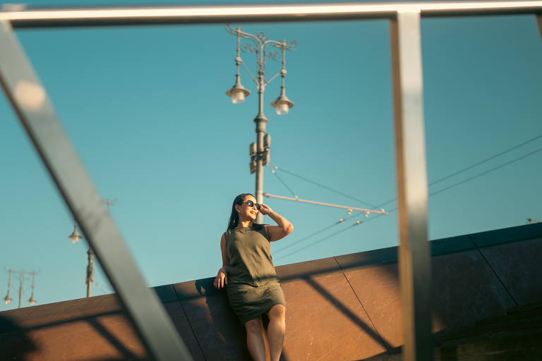 Foto di strada nelle vie più belle di Budapest