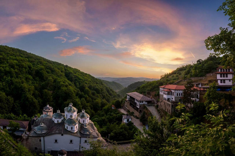 Viagem curta ao Mosteiro de Osogovo, Macedónia do Norte, a partir de Sófia