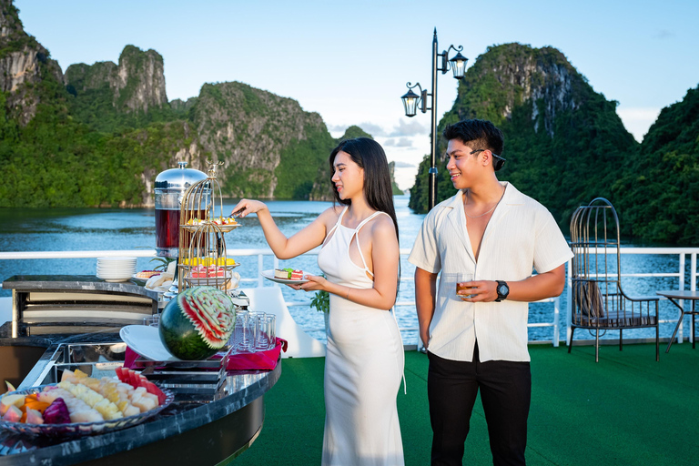 5-Star Ha Long Day Cruise with Jacuzzi, Lunch & Free Drink Day Cruise With Meal