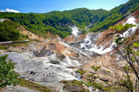Hokkaido: Noboribetsu Hell Valley & Lake Toya Day Trip No Lunch