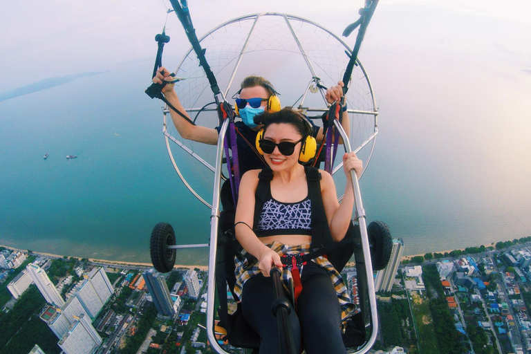 Pattaya: Beach + City Scenic Paramotor Flight by BFABFA Flying Club - Paramotor Tandem Flight