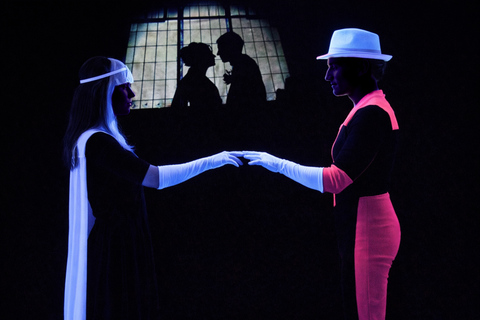 Prague: Underground Black Light Theatre Interactive Show