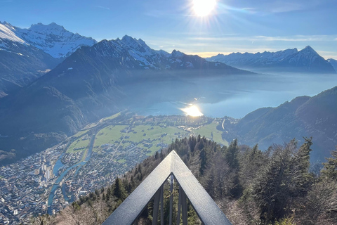 Interlaken: Guided Hike to Harder Kulm with Swiss Triathlete