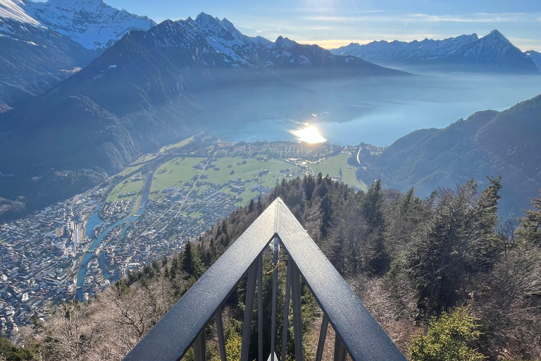 Interlaken: Guided Hike to Harder Kulm with Swiss Triathlete