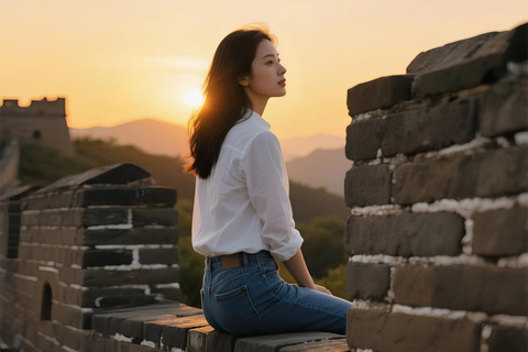 Afternoon Bus Transfer to Mutianyu Great Wall + Entry Ticket Mutianyu Evening Bus Tour with Entry Ticket + Cable Car