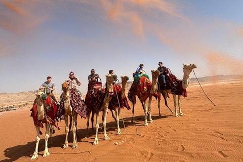 Riyadh:Red Sand Dunes camel ride&Quad&Sandboarding Adventure Private Tour with pick up and drop off from your location