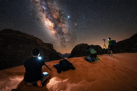 Guided Stargazing, Telescopes & Souvenir Photo in Wadi Rum