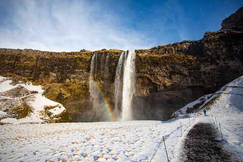 Costa Sul, Caminhada na Geleira e Excursão de Inverno à Aurora BorealExcursão de inverno pela costa sul, caminhada na geleira e aurora boreal