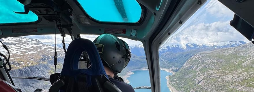 Hélicoptère et visite de Bergen à Trolltunga