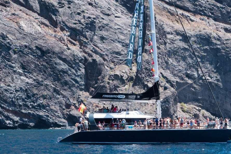 Tenerife: Catamaran Cruise with Lunch and Open Bar Tenerife: Catamaran Cruise with Lunch and Open Bar 3hrs